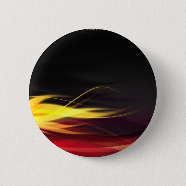 Heiße Flammen Button (Vorderseite)