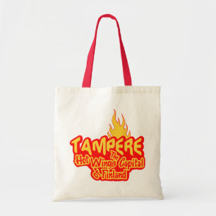 Heiße Flügel Tamperes bauschen sich - wählen Sie Tragetasche