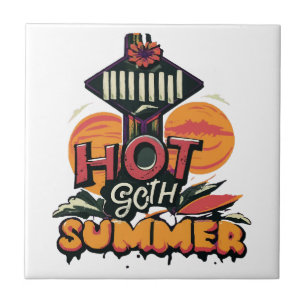 Heiße Goth-Sommer-Chic Fliese