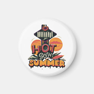 Heiße Goth-Sommer-Chic  Magnet
