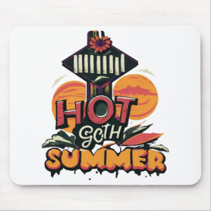Heiße Goth Sommer Chic  Mousepad