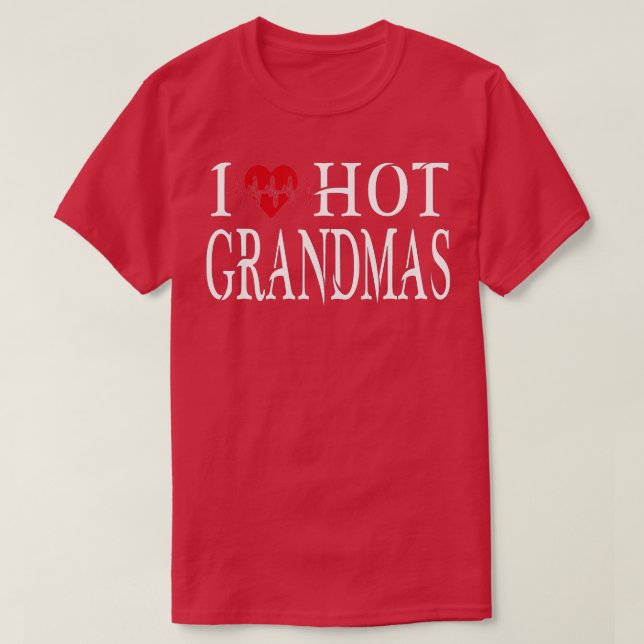 Heiße Grandmas ich Liebe Weihnachten T-Shirt (Design vorne)