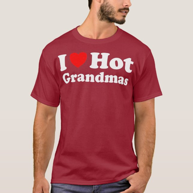 Heiße Grandmas ich Liebe Weihnachten T-Shirt (Vorderseite)