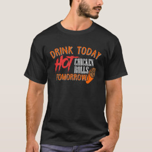 Heiße Hähnchenbrötchen Irland Trinken St Patricks T-Shirt