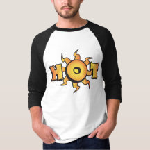 Heiße Herren 3/4 Ärmel Raglan T-Shirt