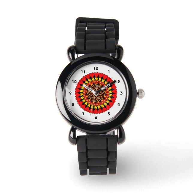 Heiße Herzen Armbanduhr (Vorderseite)