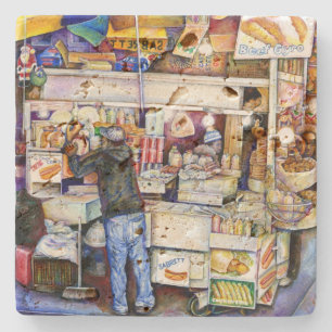 Heiße Hündin, New York Steinuntersetzer