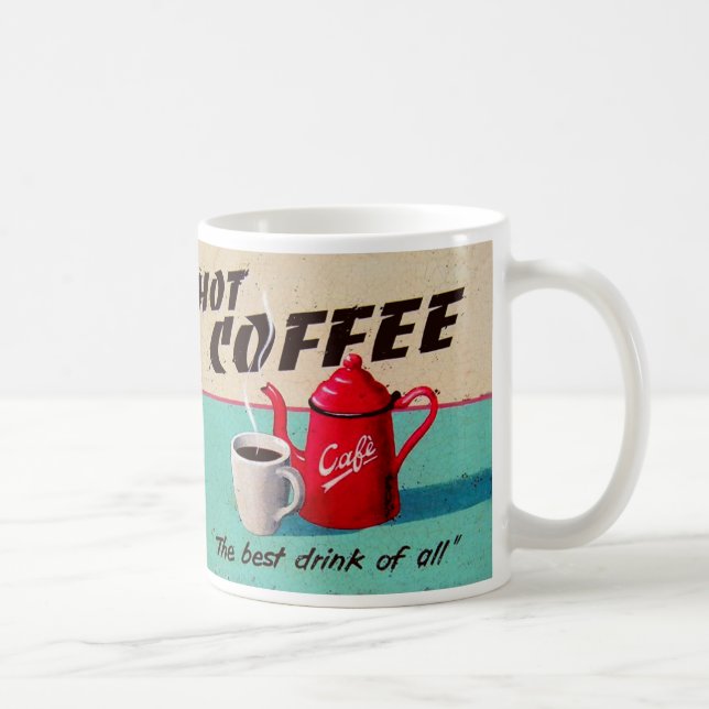 Heiße Kaffee Kaffeetasse (Rechts)