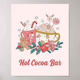 Heiße Kakao-Bar Poster