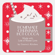 Heiße Kakao hausgemachte Rezept Geschenk Gefallen