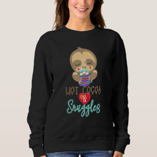 Heiße Kakao- und Schneckenmilch Sweatshirt