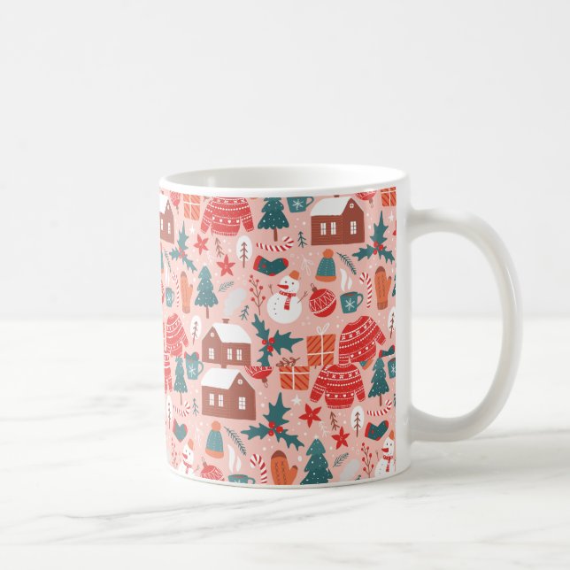 Heiße Kakaosaison: Weihnachten Kaffeetasse (Rechts)