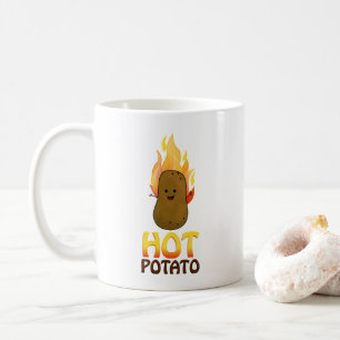 Heiße Kartoffel Kaffeetasse