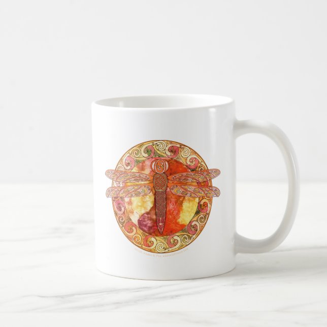 Heiße keltische Libelle Tasse (Rechts)