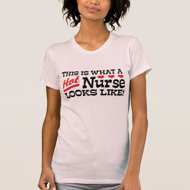 Heiße Krankenschwester T-Shirt (Vorderseite)