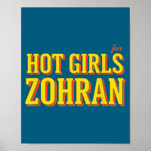 Heiße Mädchen für Zohran Mamdani - Bold Poster