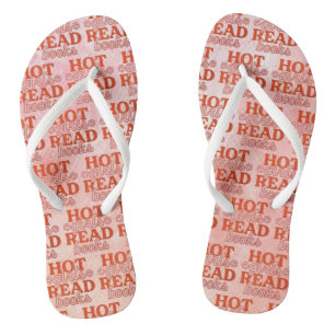 Heiße Mädchen lesen Bücher Flip Flops