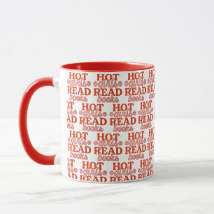 Heiße Mädchen lesen Bücher Tasse