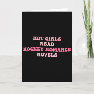 Heiße Mädchen lesen Hockey-Romanzen-Romane Lustige Karte