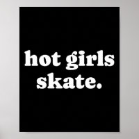Heiße Mädchen Skaten - Skater Girl Skateboard Roll