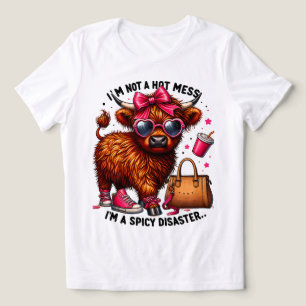 heiße Messe, sonnige Hochlandkuh Tri-Blend Shirt