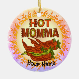 Heiße Mutti Keramik Ornament