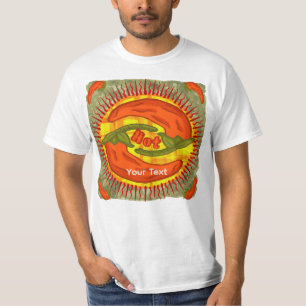 Heiße Paprika yin yang T-Shirt