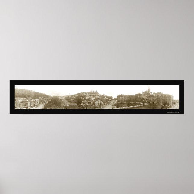 Heiße Quellen, AR-Foto 1910 Poster (Vorne)