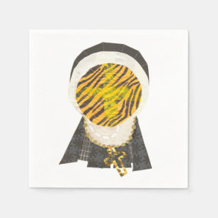 Heiße Querbrötchen-Nonnen-Servietten Serviette