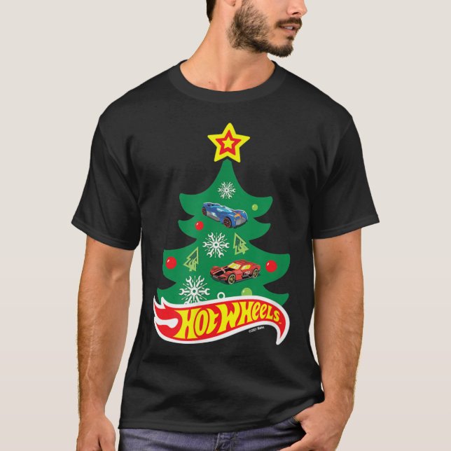 Heiße Räder - Heiße Räder Weihnachtsbaum T-Shirt (Vorderseite)