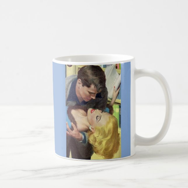 Heiße Romantik der 50er Jahre Kaffeetasse (Rechts)