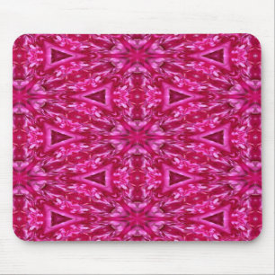 Heiße rosa Dreiecke Mousepad