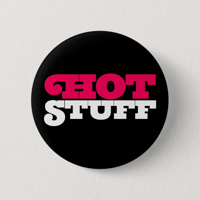 Heiße Sachen. Button (Vorderseite)
