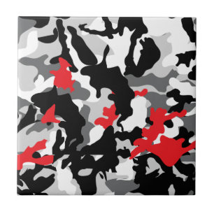 Heiße Safari Schwarzweiss Fliese