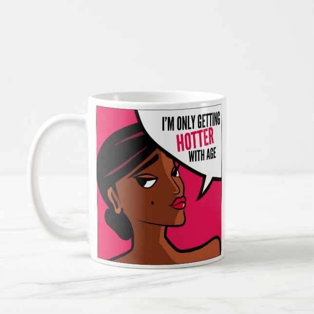 Heiße Sassy Kaffee-Tasse Kaffeetasse (Links)