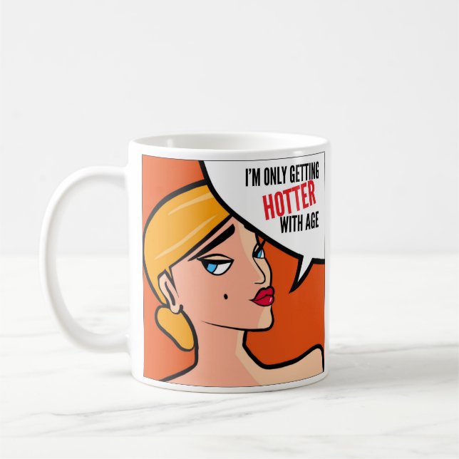 Heiße Sassy Kaffee-Tasse Kaffeetasse (Links)