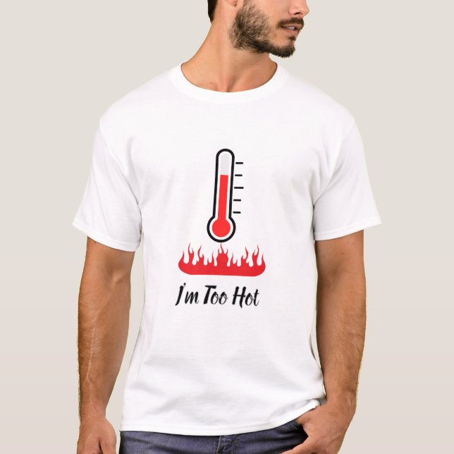 Heiße & scharfe Feuerthermometer T-Shirt (Vorderseite)