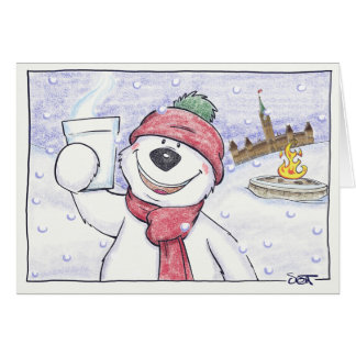 Heiße Schokolade auf dem Hügel