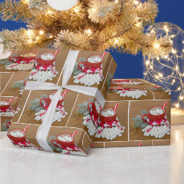 Heiße Schokolade Geschenkpapier