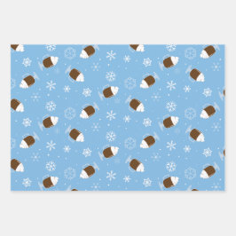 Heiße Schokolade Geschenkpapier Set