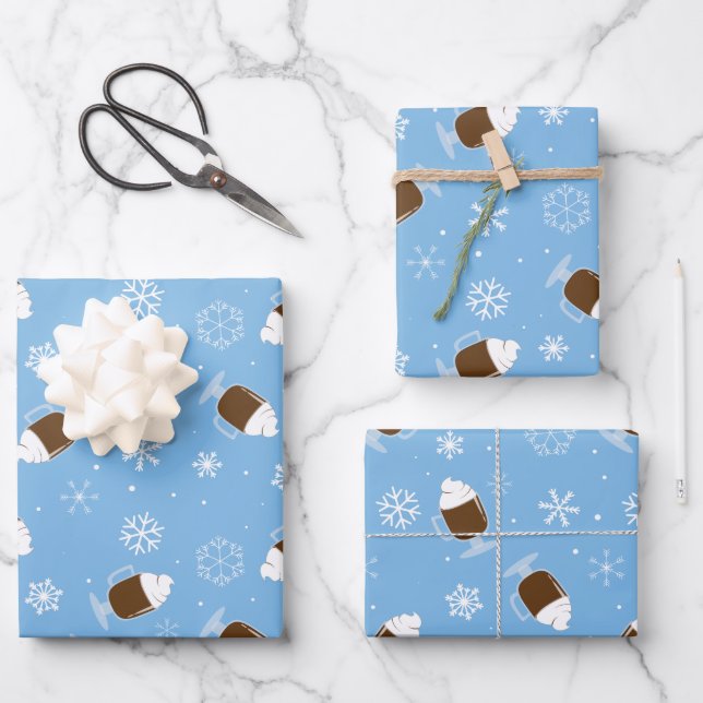 Heiße Schokolade  Geschenkpapier Set (Vorderseite)