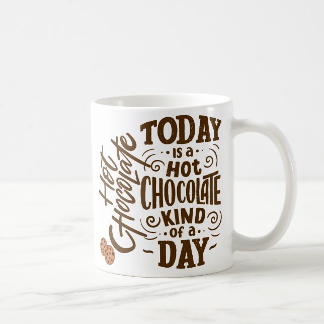 Heiße Schokolade Kaffeetasse (Rechts)