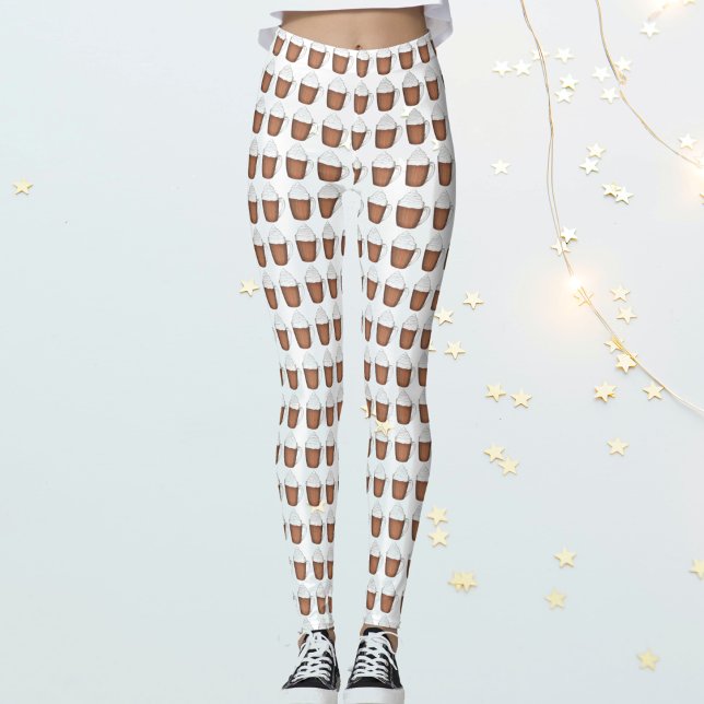 Heiße Schokolade Kakao Weihnachtsgetränke Leggings (Cocoa Leggings)