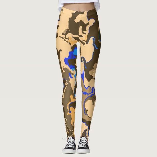 Heiße Schokolade Leggings (Vorderseite)