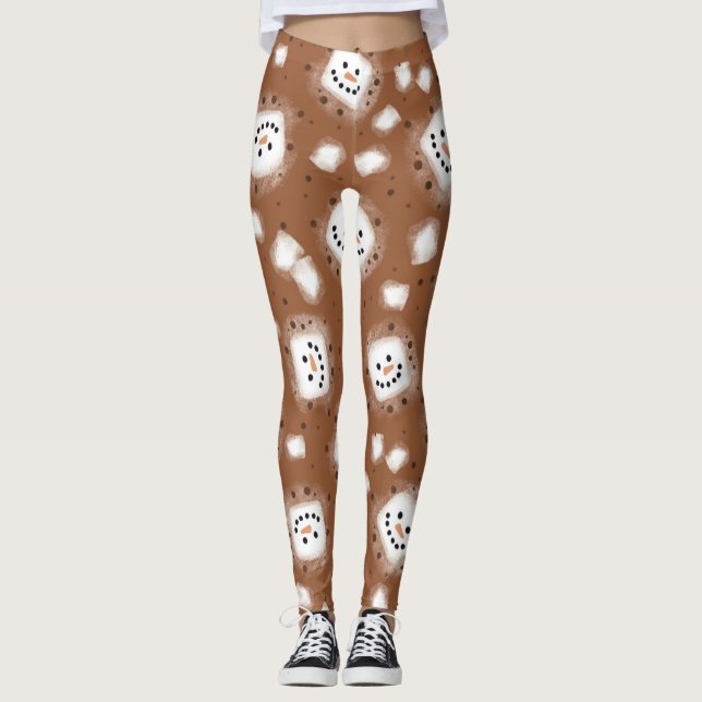 Heiße Schokolade Leggings (Vorderseite)