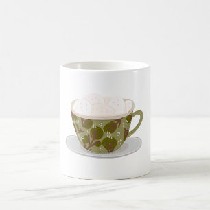 Heiße Schokolade mit Marshmallows Kaffeetasse