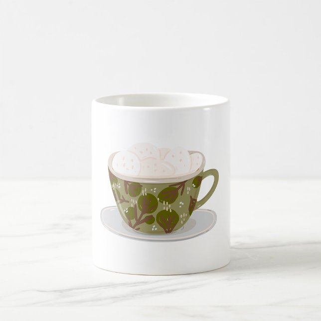 Heiße Schokolade mit Marshmallows Kaffeetasse (Von Creator hochgeladen)