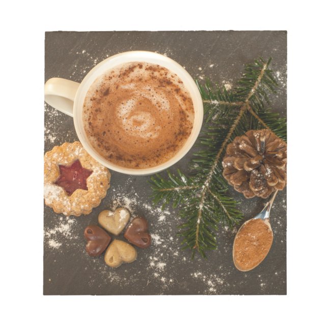 Heiße Schokolade Notizblock (Vorderseite)