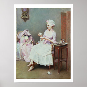 Heiße Schokolade (Öl auf Leinwand) Poster