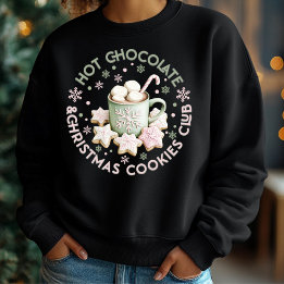 Heiße Schokolade & Weihnachtskekse Club Pastellros Sweatshirt
